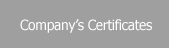 Company's Certification